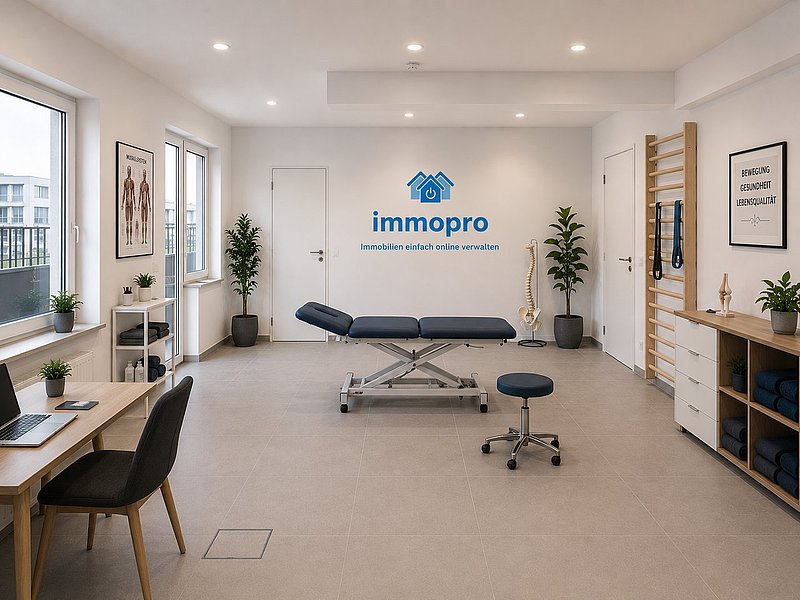Therapieraum mit Sprossenwand