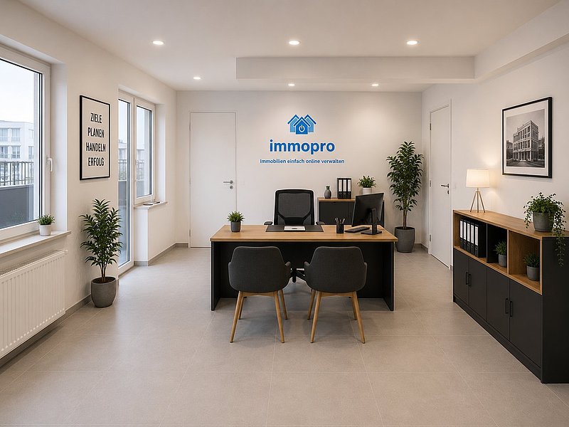 Büro mit Besprechungsplatz